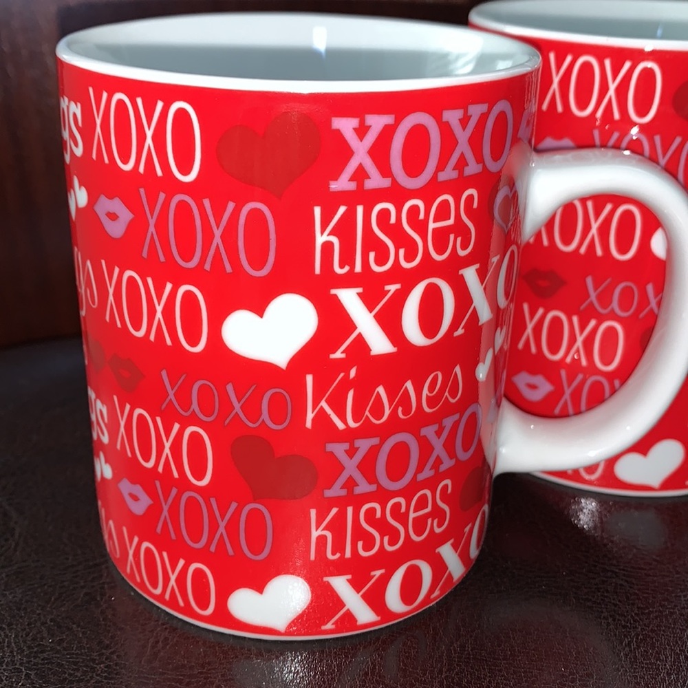 fresh decor | XOXO Kisses Coffee Cups | Set of 2